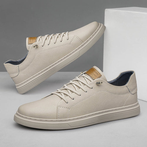 Men's Classic Leather Oxford Shoes – Lace-Up Comfort