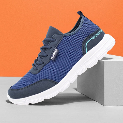 Men's Breathable Mesh Sneakers – Lightweight Running Shoes
